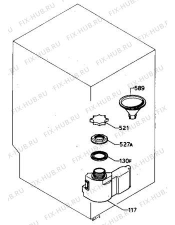 Взрыв-схема посудомоечной машины Zanussi ZW454 - Схема узла Water softener 066